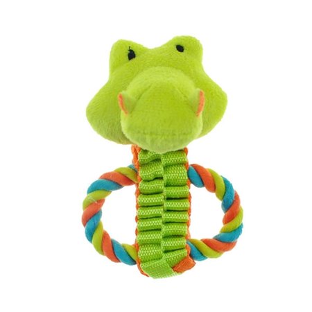 PETPATH Twist Rope Tug Gator Toy for Dog PE2640080